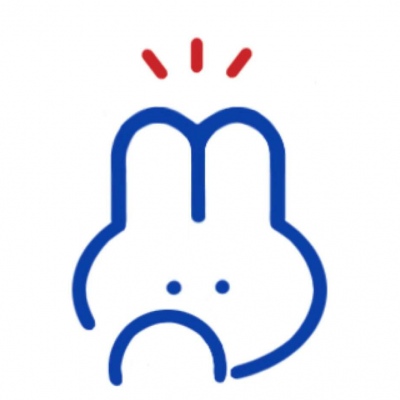 恬恬/最新蓝色兔兔表情包头像/兔兔日常