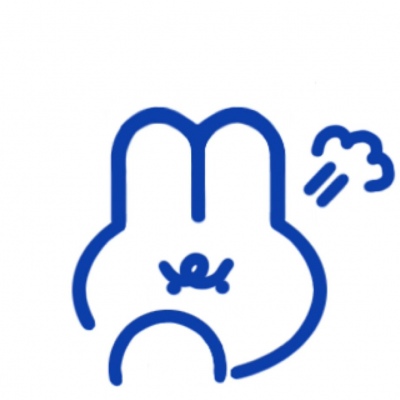 恬恬/最新蓝色兔兔表情包头像/兔兔日常