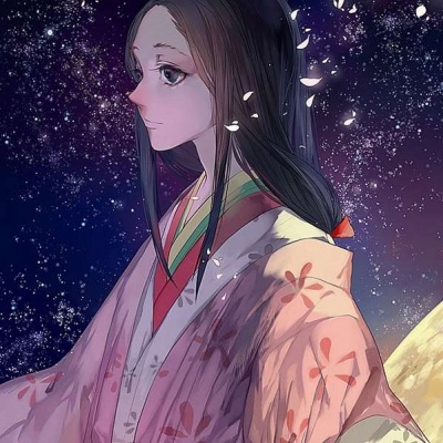 二次元和风女头  唐崎夜雨