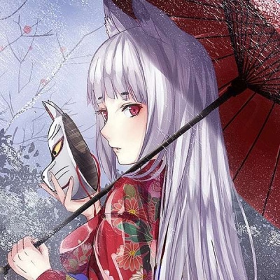 二次元和风女头  唐崎夜雨