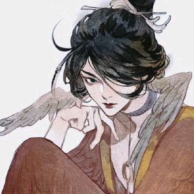 唐崎夜雨／  古风男头