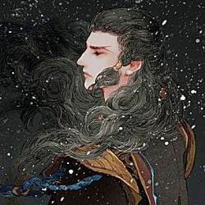 唐崎夜雨／  古风男头