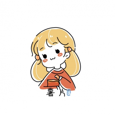 简笔画头像上次是喝的这次是吃的