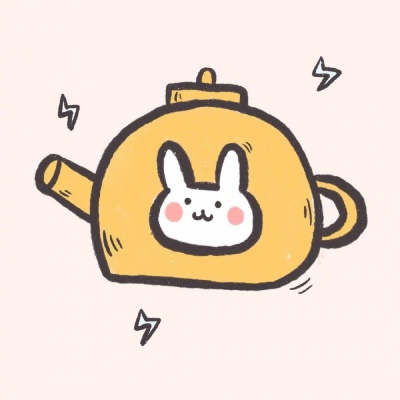 可爱小插画分享/兔兔甜品/橙小鹿C