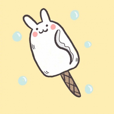 可爱小插画分享/兔兔甜品/橙小鹿C