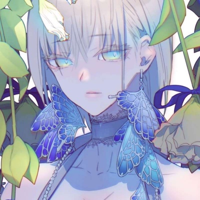 溺毙:蓝色系唯美意境动漫魅力女头. 我想环游整片星空 找到你的星球