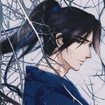 沈曦：唯美古风男头 满花凋落依盼君子归.