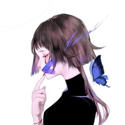 动漫酷酷的头像女