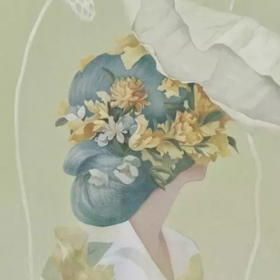 安奈 一组唯美人像 台湾插画家HSIAO-RON CHENG