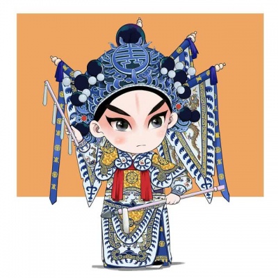 Q版京剧人物粉墨登场，国粹卖起萌来，竟然也这么可爱