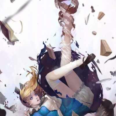 彩绘插画头像  韩国艺术家作品
