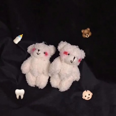 可爱玩偶背景图