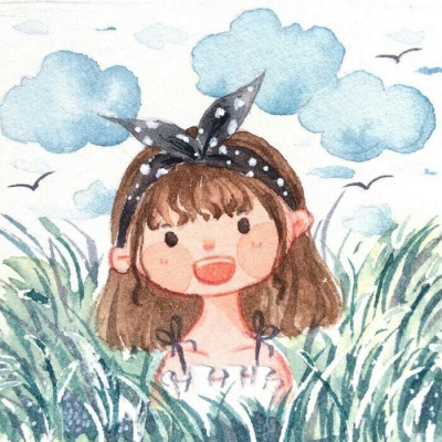 油画女生头像 图源 堆糖.?