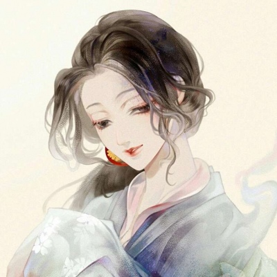古风女头 唐崎夜雨