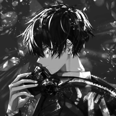 齐烟/黑白酷炫动漫男头