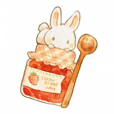 动漫头像:系小兔子哇