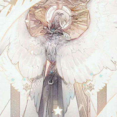 画师眠狼绘制的一-组魔卡少女樱库洛牌，画风美爆了