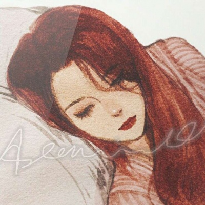 念七 动漫女生精致手绘自截