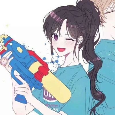 安奈 白底简约动漫情头