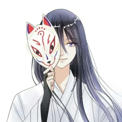 安奈 白底简约动漫情头