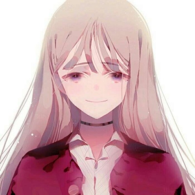 安奈 白底简约动漫情头