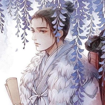 唐崎夜雨  二次元古风女生头