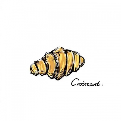 千鹤/简笔插画/听闻美食和你才是绝配