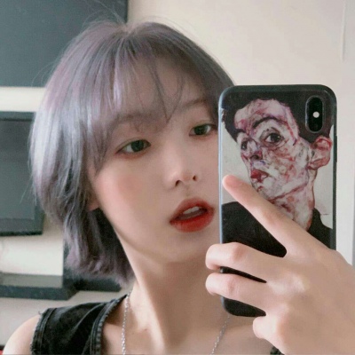 念七 染发女生两人闺蜜优质魅力头像