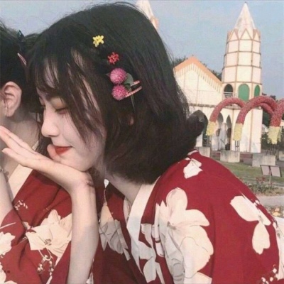 溺毙:清新意境风可爱闺蜜女头.女孩子都是神明遗落在人间的可爱鬼