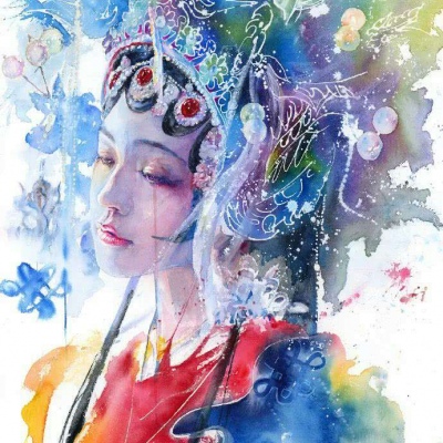 今日插画推荐：作者：超白大叔   质感无人能及的神仙水彩画