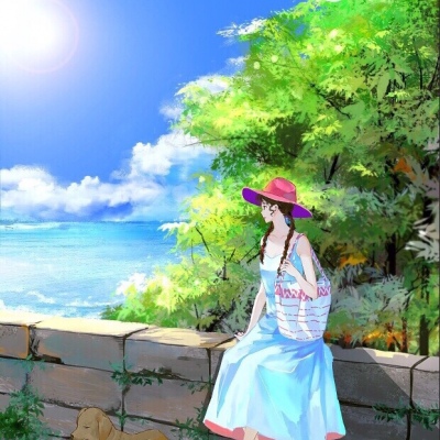 千鹤/插画/南方有嘉木北方有相思/三点水