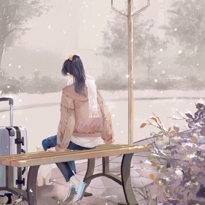 千鹤/插画/南方有嘉木北方有相思/三点水