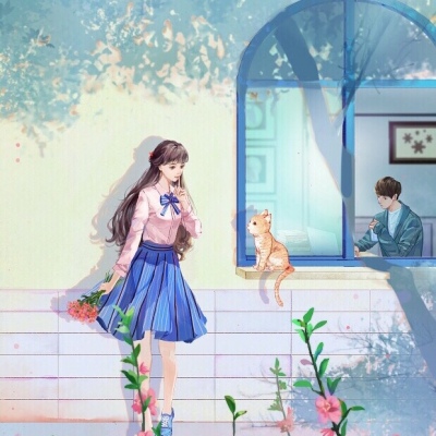 千鹤/插画/南方有嘉木北方有相思/三点水