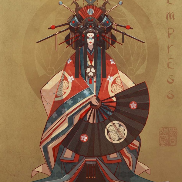日系人设插画作品  作者| 画师Servane Altermatt