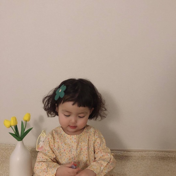 微信头像 女生 可爱萌娃罗熙