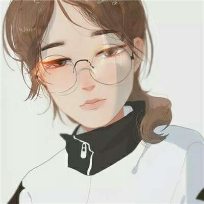 江煜/手绘素描少女动漫头像