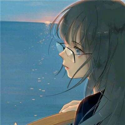 江煜/手绘素描少女动漫头像