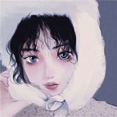 江煜/手绘素描少女动漫头像
