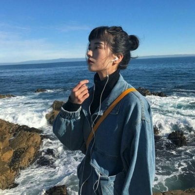 海边 唯美 女头