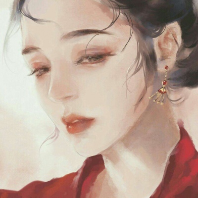 念七  部位自截优质手绘古风气质女生头像