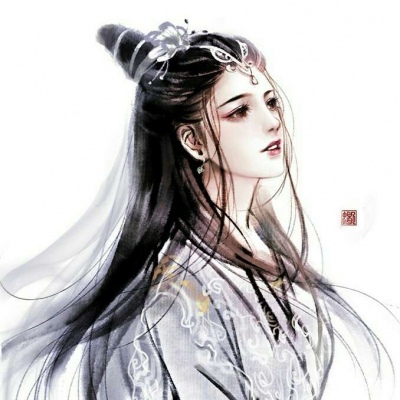 念七  部位自截优质手绘古风气质女生头像