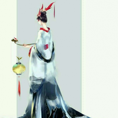 念七  部位自截优质手绘古风气质女生头像