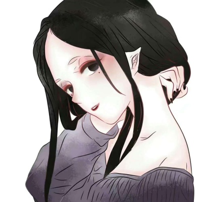 念七  部位自截优质手绘古风气质女生头像