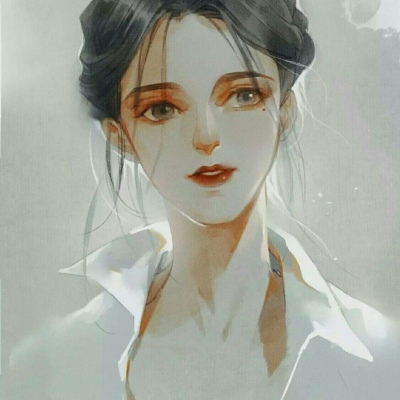 念七  部位自截优质手绘古风气质女生头像