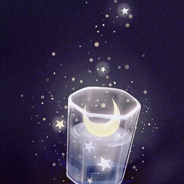 千鹤/唯美梦幻插画/作者：猫啊猫/夜听系