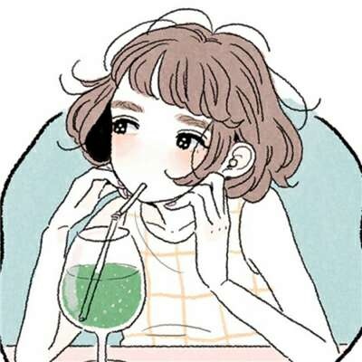 江煜/手绘素描少女头像