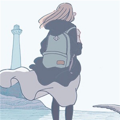 江煜/手绘素描少女头像