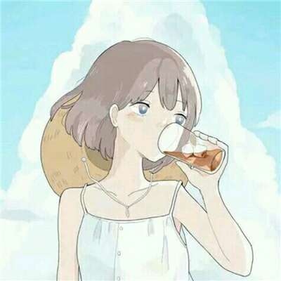 江煜/手绘素描少女头像