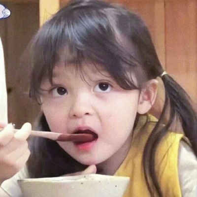 顾浔：可爱萌娃微信女头 我很喜欢你，像春去秋来，海棠花开