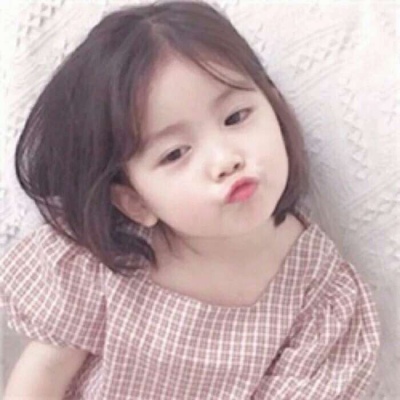 顾浔：可爱萌娃微信女头 我很喜欢你，像春去秋来，海棠花开